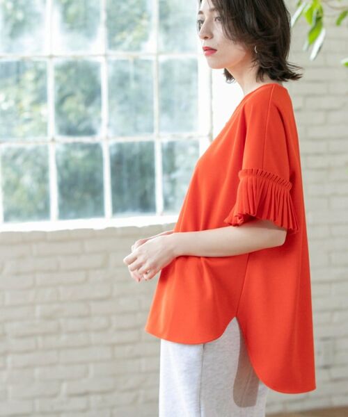 OPAQUE.CLIP / オペーク ドット クリップ カットソー | 袖プリーツドッキングプルオーバー | 詳細19