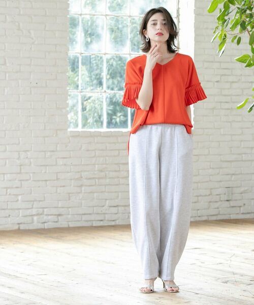 OPAQUE.CLIP / オペーク ドット クリップ カットソー | 袖プリーツドッキングプルオーバー | 詳細24