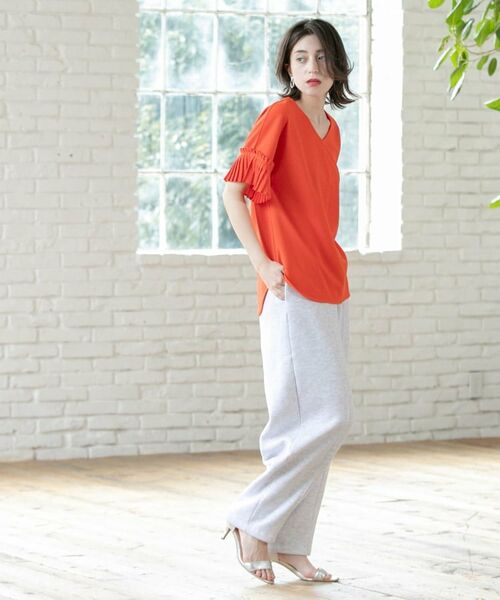 OPAQUE.CLIP / オペーク ドット クリップ カットソー | 袖プリーツドッキングプルオーバー | 詳細25