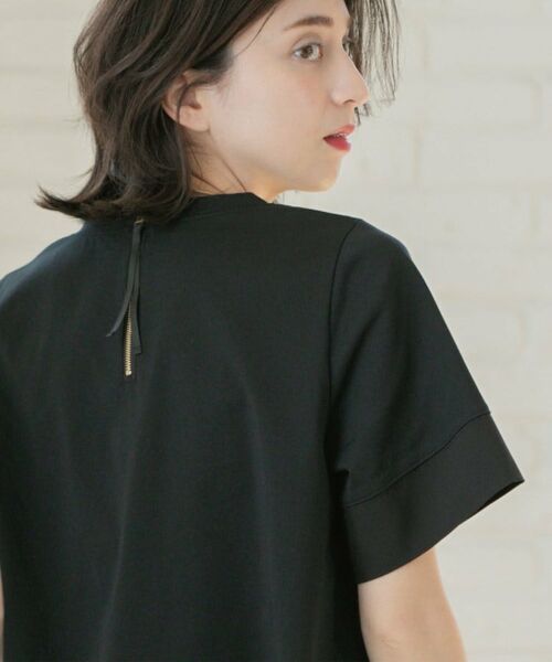 OPAQUE.CLIP / オペーク ドット クリップ カットソー | ペプラム切替ドッキングトップス【洗濯機洗い可】 | 詳細28