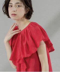 OPAQUE.CLIP / オペーク ドット クリップ シャツ・ブラウス | 刺繍レースカラーブラウス