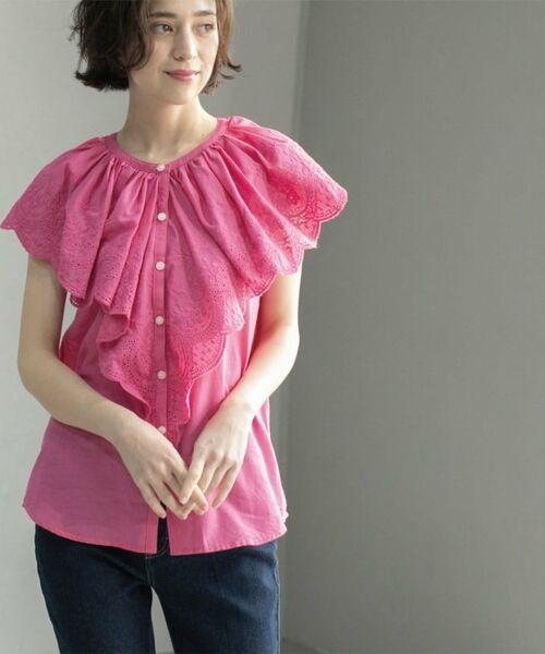 新品BCBGMAXAZRIAレッド シースルー 100%シルク シャツ•ブラウス 新品BCBGMAXAZRIAレッド シースルー 100%シルク シャツ•ブラウス