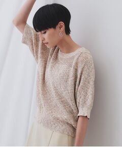 OPAQUE.CLIP / オペーク ドット クリップ ニット・セーター | MIXヤーンカラーニット【洗濯機洗い可／抗ピル】