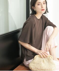 OPAQUE.CLIP / オペーク ドット クリップ ニット・セーター | 《6色展開/S-LLサイズ》フレアスリーブニット【UV/接触冷感/抗ピル/洗濯機洗い可】