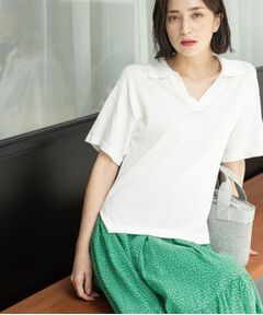 OPAQUE.CLIP / オペーク ドット クリップ ニット・セーター | スキッパーニット【UV/接触冷感/抗ピル/洗濯機洗い可】