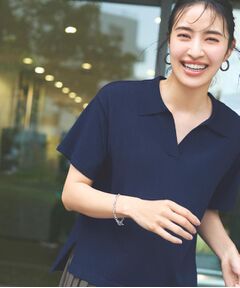 OPAQUE.CLIP / オペーク ドット クリップ ニット・セーター | スキッパーニット【UV/接触冷感/抗ピル/洗濯機洗い可】