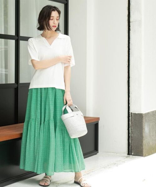 OPAQUE.CLIP / オペーク ドット クリップ ニット・セーター | スキッパーニット【UV/接触冷感/抗ピル/洗濯機洗い可】 | 詳細10