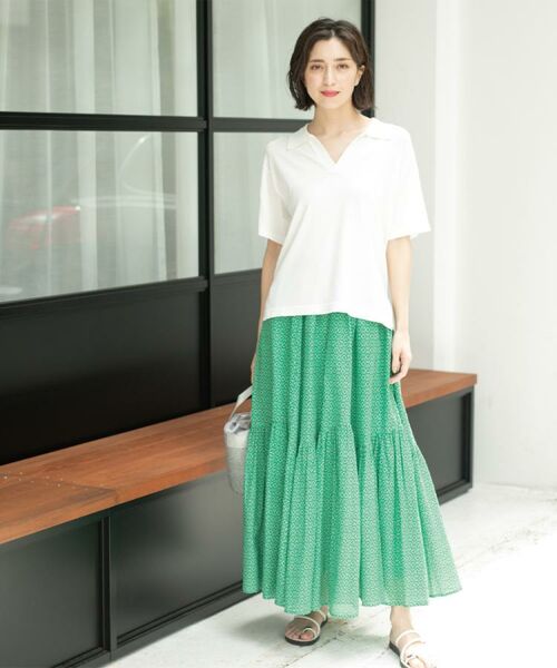 OPAQUE.CLIP / オペーク ドット クリップ ニット・セーター | スキッパーニット【UV/接触冷感/抗ピル/洗濯機洗い可】 | 詳細11