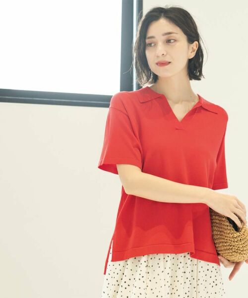 OPAQUE.CLIP / オペーク ドット クリップ ニット・セーター | スキッパーニット【UV/接触冷感/抗ピル/洗濯機洗い可】 | 詳細20