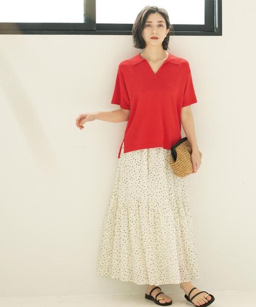 OPAQUE.CLIP / オペーク ドット クリップ ニット・セーター | スキッパーニット【UV/接触冷感/抗ピル/洗濯機洗い可】 | 詳細22