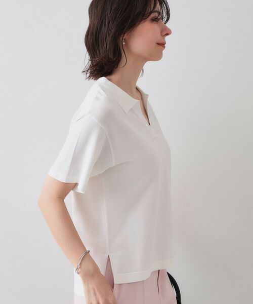 OPAQUE.CLIP / オペーク ドット クリップ ニット・セーター | スキッパーニット【UV/接触冷感/抗ピル/洗濯機洗い可】 | 詳細30