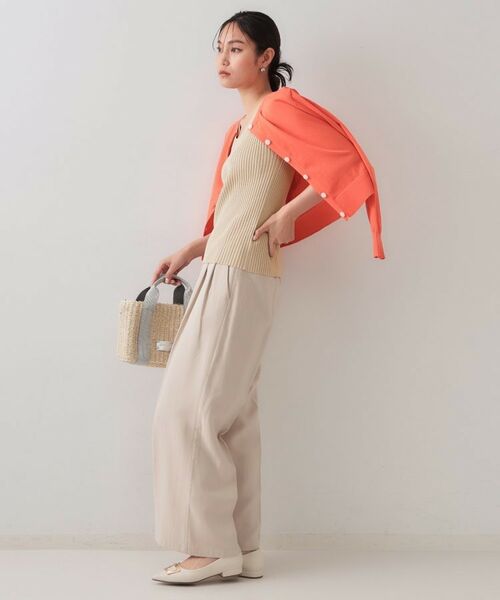 OPAQUE.CLIP / オペーク ドット クリップ キャミソール・チューブトップ | ラメニットタンクトップ【洗濯機洗い可/抗ピル】 | 詳細10