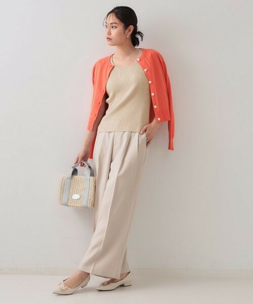 OPAQUE.CLIP / オペーク ドット クリップ キャミソール・チューブトップ | ラメニットタンクトップ【洗濯機洗い可/抗ピル】 | 詳細11