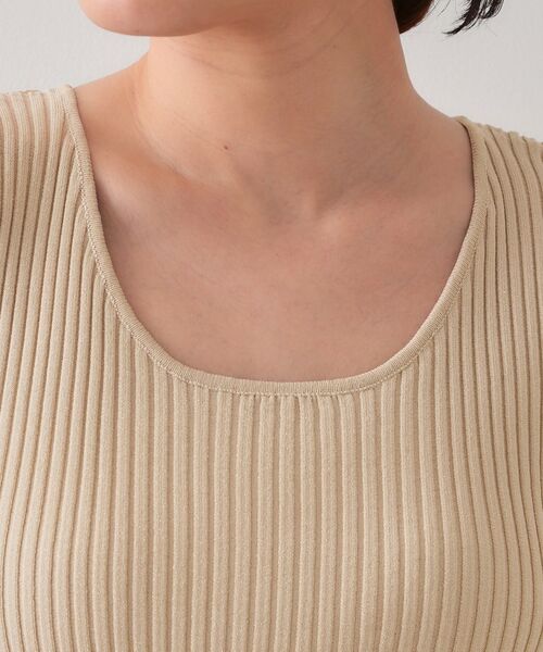 OPAQUE.CLIP / オペーク ドット クリップ キャミソール・チューブトップ | ラメニットタンクトップ【洗濯機洗い可/抗ピル】 | 詳細16