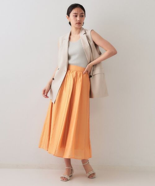 OPAQUE.CLIP / オペーク ドット クリップ キャミソール・チューブトップ | ラメニットタンクトップ【洗濯機洗い可/抗ピル】 | 詳細2