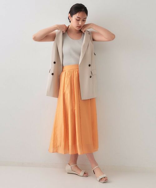 OPAQUE.CLIP / オペーク ドット クリップ キャミソール・チューブトップ | ラメニットタンクトップ【洗濯機洗い可/抗ピル】 | 詳細3