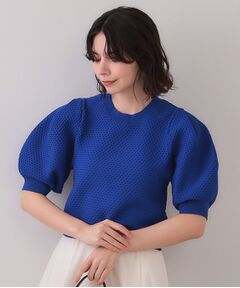 OPAQUE.CLIP / オペーク ドット クリップ ニット・セーター | ぽこぽこパフスリーブニット【洗濯機洗い可/抗ピル】