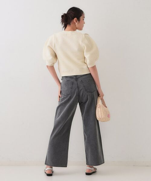 OPAQUE.CLIP / オペーク ドット クリップ ニット・セーター | ぽこぽこパフスリーブニット【洗濯機洗い可/抗ピル】 | 詳細3