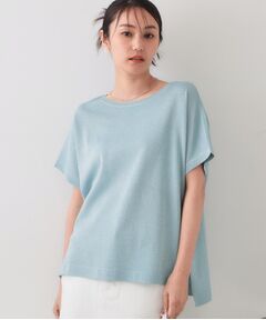 OPAQUE.CLIP / オペーク ドット クリップ ニット・セーター | ラメリラクシードルマンニット【接触冷感/UV/抗ピル/洗濯機洗い可】