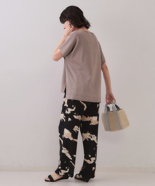 OPAQUE.CLIP / オペーク ドット クリップ ニット・セーター | ラメリラクシードルマンニット【接触冷感/UV/抗ピル/洗濯機洗い可】 | 詳細11