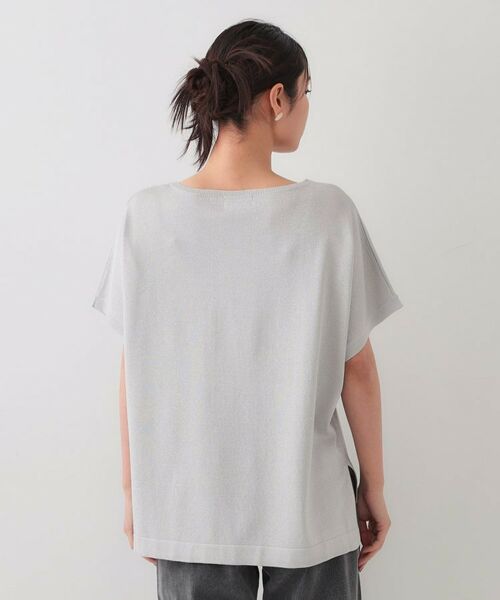 OPAQUE.CLIP / オペーク ドット クリップ ニット・セーター | ラメリラクシードルマンニット【接触冷感/UV/抗ピル/洗濯機洗い可】 | 詳細19