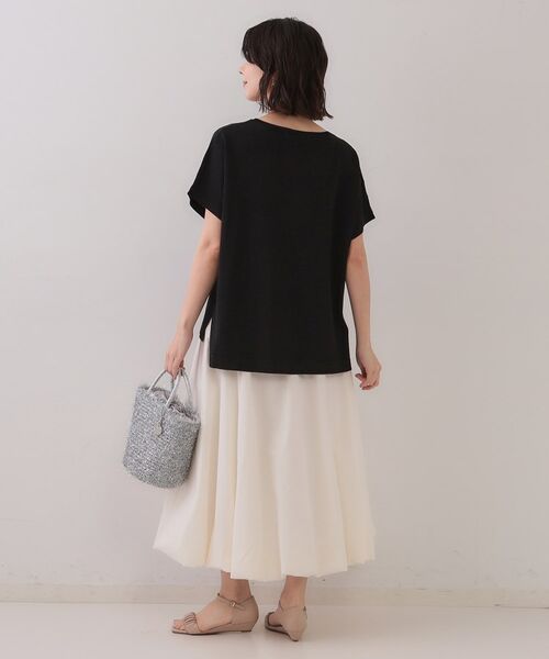 OPAQUE.CLIP / オペーク ドット クリップ ニット・セーター | ラメリラクシードルマンニット【接触冷感/UV/抗ピル/洗濯機洗い可】 | 詳細7