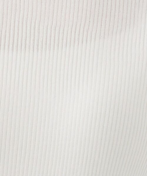 OPAQUE.CLIP / オペーク ドット クリップ ニット・セーター | シアーリブハーフスリーブニット【洗濯機洗い可/抗ピル】 | 詳細4