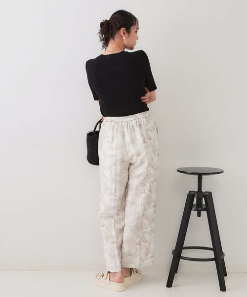 OPAQUE.CLIP / オペーク ドット クリップ ニット・セーター | シアーリブハーフスリーブニット【洗濯機洗い可/抗ピル】 | 詳細7