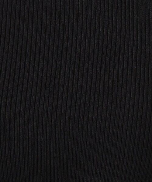 OPAQUE.CLIP / オペーク ドット クリップ ニット・セーター | シアーリブハーフスリーブニット【洗濯機洗い可/抗ピル】 | 詳細8