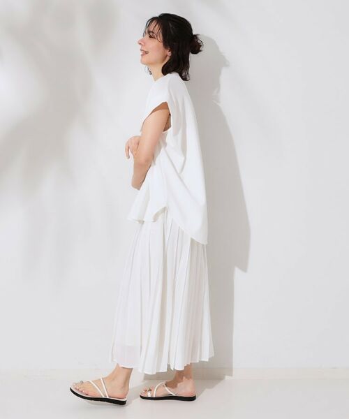 OPAQUE.CLIP / オペーク ドット クリップ カットソー | スキッパーフレンチスリーブトップス【UV/吸水速乾/洗濯機洗い可】 | 詳細23