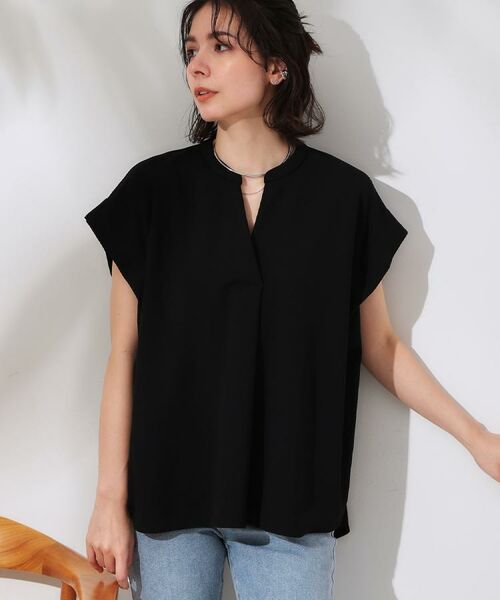 OPAQUE.CLIP / オペーク ドット クリップ カットソー | スキッパーフレンチスリーブトップス【UV/吸水速乾/洗濯機洗い可】 | 詳細26