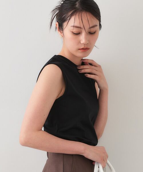 OPAQUE.CLIP / オペーク ドット クリップ キャミソール・チューブトップ | 《5色展開》ベーシックノースリーブトップス【接触冷感/洗濯機洗い可】 | 詳細15