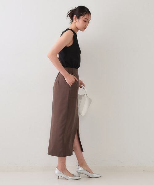 OPAQUE.CLIP / オペーク ドット クリップ キャミソール・チューブトップ | 《5色展開》ベーシックノースリーブトップス【接触冷感/洗濯機洗い可】 | 詳細17