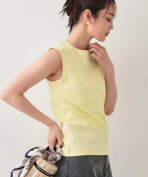OPAQUE.CLIP / オペーク ドット クリップ キャミソール・チューブトップ | 《5色展開》ベーシックノースリーブトップス【接触冷感/洗濯機洗い可】 | 詳細19