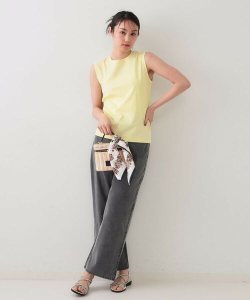 OPAQUE.CLIP / オペーク ドット クリップ キャミソール・チューブトップ | 《5色展開》ベーシックノースリーブトップス【接触冷感/洗濯機洗い可】 | 詳細20