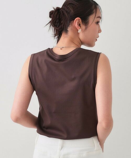 OPAQUE.CLIP / オペーク ドット クリップ キャミソール・チューブトップ | 《5色展開》ベーシックノースリーブトップス【接触冷感/洗濯機洗い可】 | 詳細23