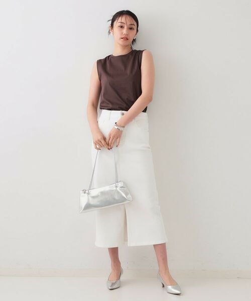 OPAQUE.CLIP / オペーク ドット クリップ キャミソール・チューブトップ | 《5色展開》ベーシックノースリーブトップス【接触冷感/洗濯機洗い可】 | 詳細24