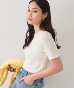 OPAQUE.CLIP / オペーク ドット クリップ カットソー | ストライプリブカットソー【洗濯機洗い可】