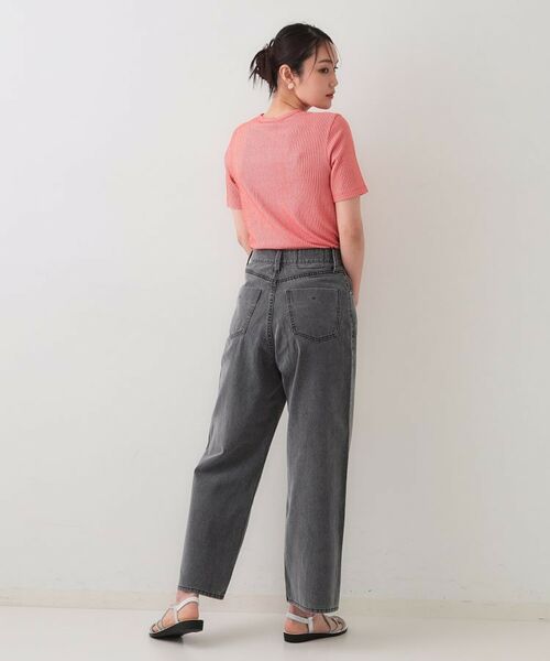 OPAQUE.CLIP / オペーク ドット クリップ カットソー | ストライプリブカットソー【洗濯機洗い可】 | 詳細11