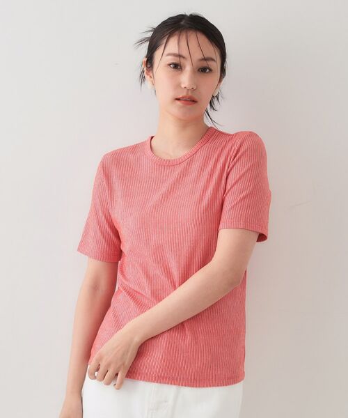 OPAQUE.CLIP / オペーク ドット クリップ カットソー | ストライプリブカットソー【洗濯機洗い可】 | 詳細13