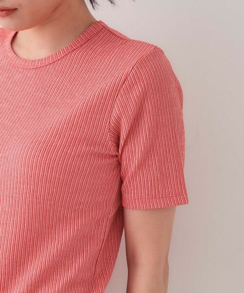 OPAQUE.CLIP / オペーク ドット クリップ カットソー | ストライプリブカットソー【洗濯機洗い可】 | 詳細17