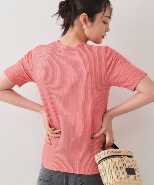 OPAQUE.CLIP / オペーク ドット クリップ カットソー | ストライプリブカットソー【洗濯機洗い可】 | 詳細9