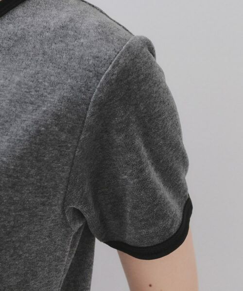 OPAQUE.CLIP / オペーク ドット クリップ カットソー | ベロアTシャツ【洗濯機洗い可】 | 詳細13