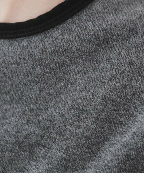 OPAQUE.CLIP / オペーク ドット クリップ カットソー | ベロアTシャツ【洗濯機洗い可】 | 詳細4