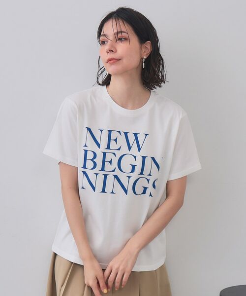 OPAQUE. CLIP/オペーク ドット クリップ BIGロゴTシャツ【洗濯機洗い可】 ホワイト(001) 00 OPAQUE. CLIP/オペーク ドット クリップ BIGロゴTシャツ【洗濯機洗い可】 ホワイト(001) 00