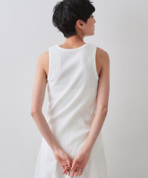OPAQUE.CLIP / オペーク ドット クリップ キャミソール・チューブトップ | ワイドリブタンクトップ【洗濯機洗い可】 | 詳細1