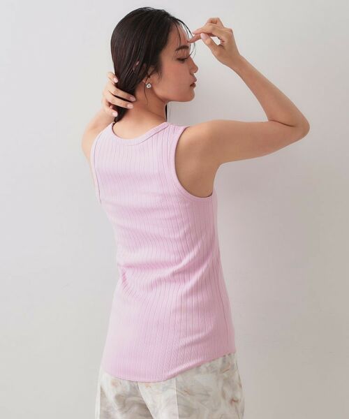 OPAQUE.CLIP / オペーク ドット クリップ キャミソール・チューブトップ | ワイドリブタンクトップ【洗濯機洗い可】 | 詳細15