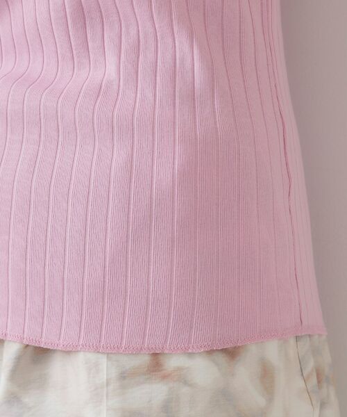 OPAQUE.CLIP / オペーク ドット クリップ キャミソール・チューブトップ | ワイドリブタンクトップ【洗濯機洗い可】 | 詳細18