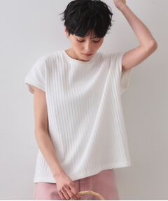 OPAQUE.CLIP / オペーク ドット クリップ カットソー | ワイドリブフレンチTシャツ【洗濯機洗い可】