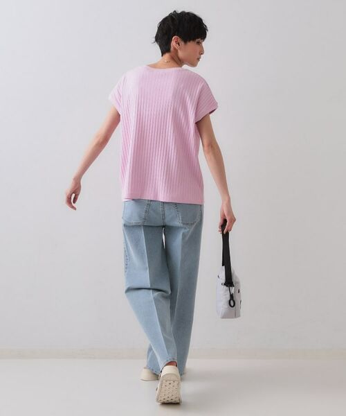 OPAQUE.CLIP / オペーク ドット クリップ カットソー | ワイドリブフレンチTシャツ【洗濯機洗い可】 | 詳細11